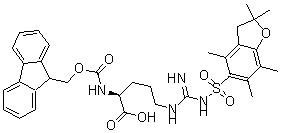 CAS#: 15445-77-9， FMOC-N-omega-(2,2,4,6,7-pentamethyldihydrobenzofuran-5-sulfonyl)-L-arginine