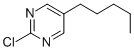 structure of CAS# 154466-62-3, 2-Chloro-5-Pentyl-Pyrimidine;2-CHLORO-5-N-PENTYLPYRIMIDINE;2-CHLORO-5-PENTYLPYRIMIDINE