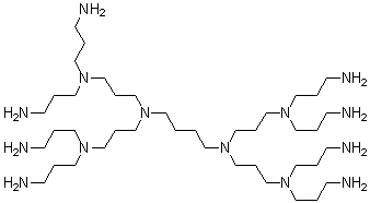 CAS#: 154487-83-9， 4,17-Bis(3-Aminopropyl)-8,13-Bis(3-(Bis(3-Aminopropyl)Amino)Propyl)-4,8,13,17-Tetraazaeicosane-1,20-Diamine