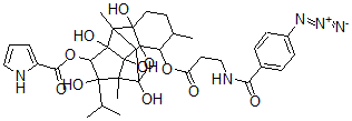 CAS#: 154505-02-9， 10-O-(3-(4-Azidobenzamido)propionyl)ryanodine