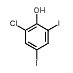 CAS#: 15459-49-1， 2-Chloro-4,6-Diiodophenol