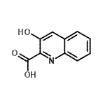 CAS#: 15462-45-0， 3-Hydroxy-2-Quinolinecarboxylic Acid