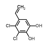 CAS#: 154638-90-1， 3,4-Dichloro-5-Vinyl-1,2-Benzenediol