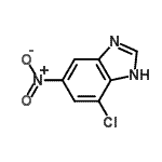 CAS 登录号：15476-97-8， 4-氯-6-硝基-1H-苯并咪唑