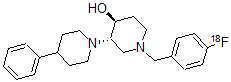 CAS 登录号：154824-77-8， 反式-(+)-1'-((4-(氟-18F)苯基)甲基)-4-苯基-(1,3'-联哌啶)-4'-醇