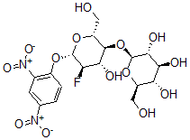 CAS#: 154862-23-4， (2S,3R,4S,5S,6R)-2-[(2R,3S,4S,5R,6S)-6-(2,4-Dinitrophenoxy)-5-Fluoro-4-Hydroxy-2-(Hydroxymethyl)Oxan-3-Yl]Oxy-6-(Hydroxymethyl)Oxane-3,4,5-Triol