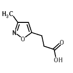 CAS#: 154928-89-9， 3-(3-Methyl-1,2-Oxazol-5-Yl)Propanoic Acid
