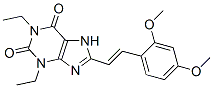 CAS#: 155271-02-6， 8-[(E)-2-(2,4-Dimethoxyphenyl)Ethenyl]-1,3-Diethyl-7H-Purine-2,6-Dione