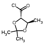 CAS#: 155322-89-7， (4S,5R)-2,2,5-Trimethyl-1,3-Dioxolane-4-Carbonyl Chloride