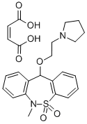 CAS#: 155444-09-0， 6,11-Dihydro-6-Methyl-11-(2-(1-Pyrrolidinyl)Ethoxy)-Dibenzo(c,f)(1,2)Thiazepine 5,5-Dioxide(Z)-2-Butenedioate (1:1)