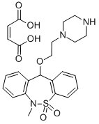 CAS#: 155444-13-6， 6,11-Dihydro-6-Methyl-11-(2-(1-Piperazinyl)Ethoxy)-Dibenzo(c,f)(1,2)Thiazepine 5,5-Dioxide (Z)-2-Butenedioate (1:1)