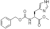 structure of CAS# 15545-10-5, Methyl N-[(Benzyloxy)Carbonyl]-L-Histidinate;Z-HIS-OME