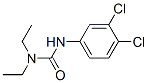 structure of CAS# 15545-50-3, N'-(3,4-Dichlorophenyl)-N,N-Diethylurea;3-(3,4-Dichlorophenyl)-1,1-Diethyl-Urea;Zinc00392851;Urea, 3-(3,4-Dichlorophenyl)-1,1-Diethyl-