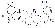 CAS#: 155510-77-3， (4aS,6aS,6bR,8aS,10S,12R,12aR,14aS,14bS)-12-Hydroxy-10-(4-Hydroxybenzoyl)Oxy-2,2,6B,9,9,12a,14a-Heptamethyl-1,3,4,5,6a,7,8,8a,10,11,12,13,14,14b-Tetradecahydropicene-4a-Carboxylic Acid
