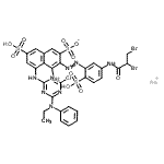 CAS#: 155522-14-8， Sodium 5-({4-Chloro-6-[Ethyl(Phenyl)Amino]-1,3,5-Triazin-2-Yl}Amino)-3-({5-[(2,3-Dibromopropanoyl)Amino]-2-Sulfophenyl}Diazenyl)-4-Hydroxy-7-Sulfo-2-Naphthalenesulfonate