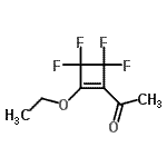 CAS#: 155689-27-3， 1-(2-Ethoxy-3,3,4,4-Tetrafluoro-1-Cyclobuten-1-Yl)Ethanone