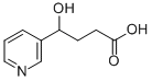 CAS 登录号：15569-97-8， (-4-羟基-4-(3-吡啶基)丁酸