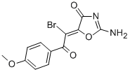 CAS#: 155717-86-5， (5Z)-2-Amino-5-[1-Bromo-2-(4-Methoxyphenyl)-2-Oxoethylidene]-1,3-Oxazol-4-One