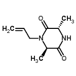 CAS#: 155767-05-8， (3S,6R)-1-Allyl-3,6-Dimethyl-2,5-Piperazinedione