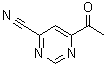 CAS#: 155806-83-0， 6-Acetyl-4-Pyrimidinecarbonitrile