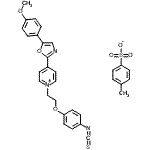 CAS#: 155862-93-4， 1-[2-(4-Isothiocyanatophenoxy)Ethyl]-4-[5-(4-Methoxyphenyl)-1,3-Oxazol-2-Yl]Pyridinium 4-Methylbenzenesulfonate