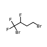 structure of CAS# 155957-57-6, 1,4-Dibromo-1,1,2-Trifluorobutane;1,4-Dibromo-1,1,2-trifluorobutane 95%;MFCD04038280