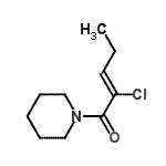 CAS#: 156002-14-1， (2Z)-2-Chloro-1-(1-Piperidinyl)-2-Penten-1-One