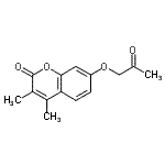 CAS#: 156006-10-9， 3,4-Dimethyl-7-(2-Oxopropoxy)-2H-Chromen-2-One