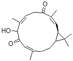 CAS#: 156041-05-3， (4Z,8Z,12Z,14R)-7-Hydroxy-4,8,12,15,15-Pentamethylbicyclo[12.1.0]Pentadeca-4,8,12-Triene-6,11-Dione