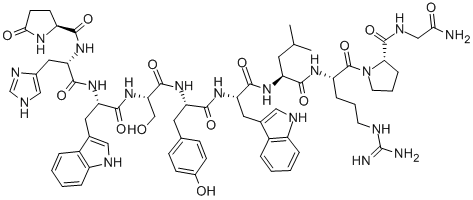 CAS#: 156126-74-8， 6-L-Tryptophan-Luteinizinghormone-Releasing Factor (Swine)
