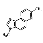 CAS 登录号：156139-13-8， 3,7-二甲基-3H-咪唑并[4,5-f]喹啉