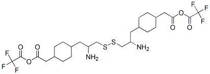 CAS#: 156143-99-6， 2-[4-[2-Amino-3-[2-Amino-3-[4-(Carboxymethyl)Cyclohexyl]Propyl]Disulfanylpropyl]Cyclohexyl]Acetic Acid, 2,2,2-Trifluoroacetic Acid