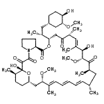 CAS#: 156223-31-3， (1R,8S,11S,14R,15E,17R,18R,20R,22S,23E,25E,27E,29S,31S,34R)-1,17-Dihydroxy-11-{(2R)-1-[(1S,3R,4R)-4-Hydroxy-3-Methoxycyclohexyl]-2-Propanyl}-18,29-Dimethoxy-14,16,20,22,28,34-Hexamethyl-10,35-Dioxa-4- Azatricyclo[29.3.1.0<Sup>4,8</Sup>]Pentatriaconta-15,23,25,27-Tetraene-2,3,9,13,19-Pentone