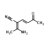 CAS#: 1563-42-4， (2E,3E)-2-(1-Aminoethylidene)-5-Oxo-3-Hexenenitrile