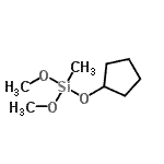 CAS#: 156536-50-4， (Cyclopentyloxy)(Dimethoxy)Methylsilane