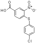 CAS#: 156629-59-3， 4-[(4-Chlorophenyl)Sulfanyl]-3-Nitrobenzoic Acid