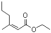 结构式 CAS# 15677-00-6, (2Z)-3-甲基-2-己烯酸乙酯