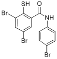 CAS 登录号：15686-78-9， 3,5-二溴-N-(4-溴苯基)-2-巯基苯甲酰胺