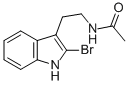 structure of CAS# 156997-99-8, N-[2-(2-Bromo-1H-Indol-3-Yl)Ethyl]-Acetamide;N-[2-(2-BROMO-1H-INDOL-3-YL)ETHYL]ACETAMIDE