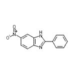 结构式 CAS# 1571-85-3, 5-硝基-2-苯基-1H-苯并咪唑