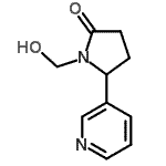 CAS#: 157129-55-0， 1-(Hydroxymethyl)-5-(3-Pyridinyl)-2-Pyrrolidinone