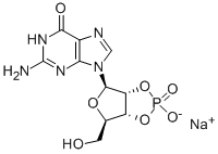 CAS 登录号：15718-49-7， 鸟苷2':3'-环单磷酸酯钠盐