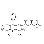 CAS#: 157199-28-5， Sodium (3R,5S,6E)-7-[4-(4-Fluorophenyl)-5-(Hydroxymethyl)-2,6-Diisopropyl-3-Pyridinyl]-3,5-Dihydroxy-6-Heptenoate