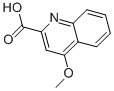 structure of CAS# 15733-83-2, 4-Methoxy-2-Quinolinecarboxylic Acid;4-METHOXY-2-QUINOLINECARBOXYLIC ACID, 95 %;4-METHOXY-2-QUINOLINECARBOXYLIC ACID, 97+%;4-Methoxyquinoline-2-Carboxylic Acid