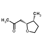 CAS#: 157427-26-4， 1-[(2R,3R)-3-Methyltetrahydro-2-Furanyl]Acetone