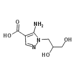 CAS#: 157436-82-3， 5-Amino-1-(2,3-Dihydroxypropyl)-1H-Pyrazole-4-Carboxylic Acid