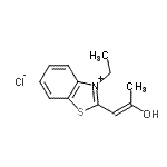 CAS#: 157584-19-5， 3-Ethyl-2-[(1E)-2-Hydroxy-1-Propen-1-Yl]-1,3-Benzothiazol-3-Ium Chloride