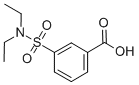 structure of CAS# 1576-46-1, 3-[(Diethylamino)Sulfonyl]-Benzoicacid;Zinc00297575
