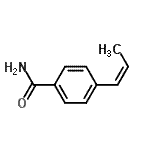 CAS#: 157770-55-3， 4-[(1Z)-1-Propen-1-Yl]Benzamide