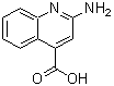 结构式 CAS# 157915-68-9, 2-氨基-4-喹啉羧酸